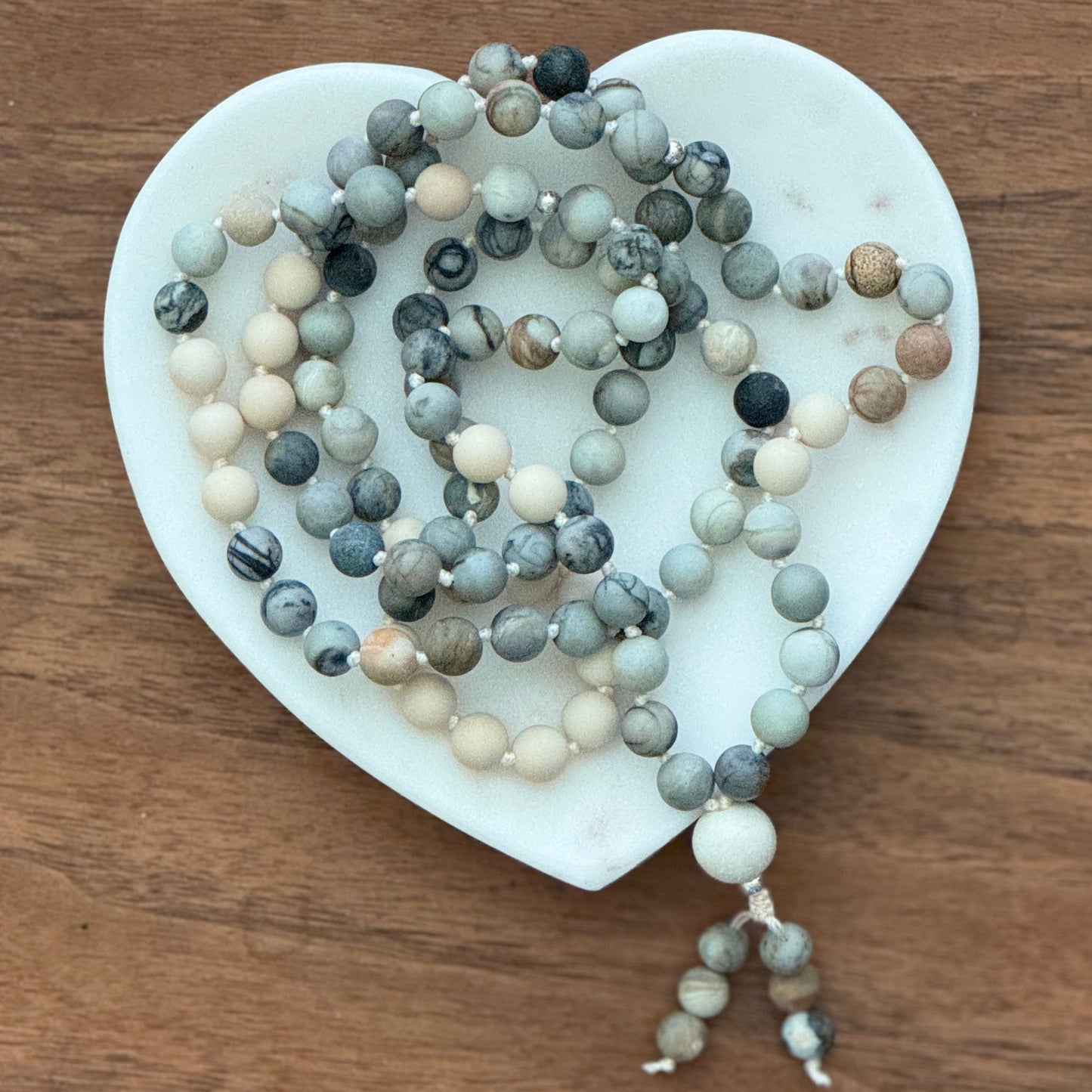 The Clear + Create Mala Necklace