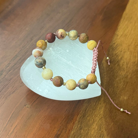 Crazy Lace Agate Bracelet