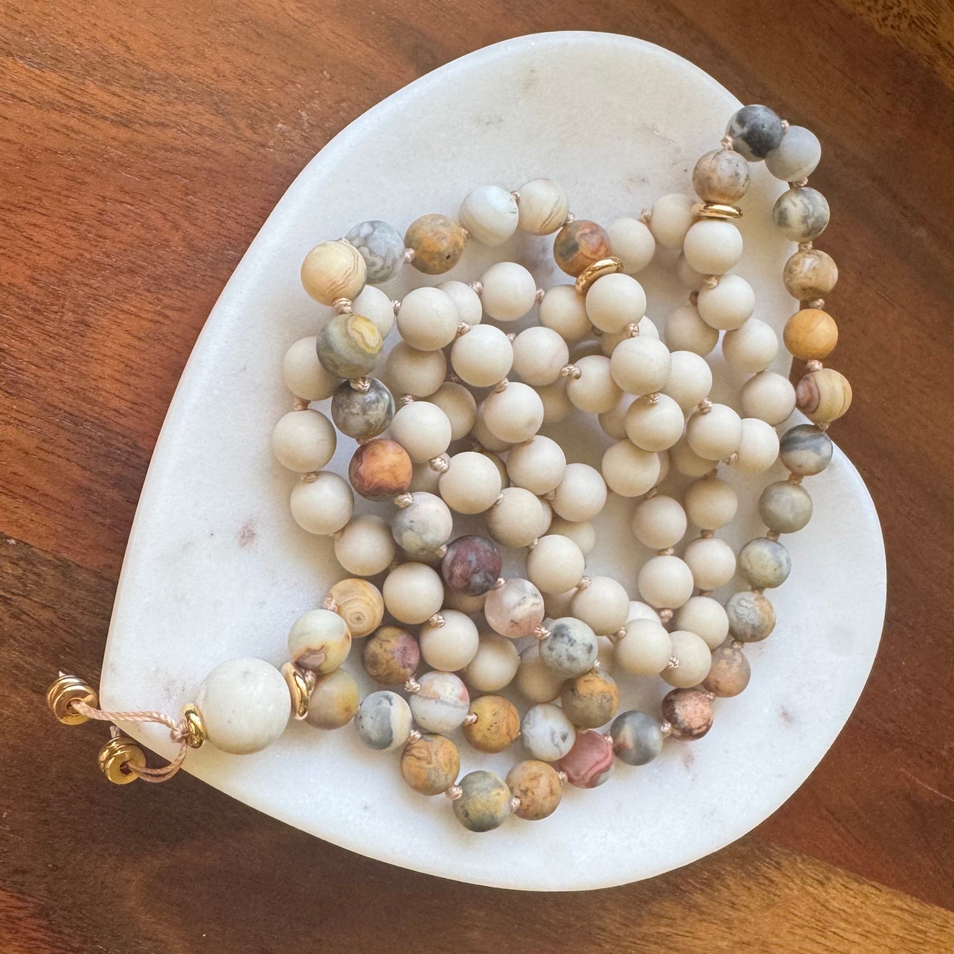 Agate and Rivestone Bracelet