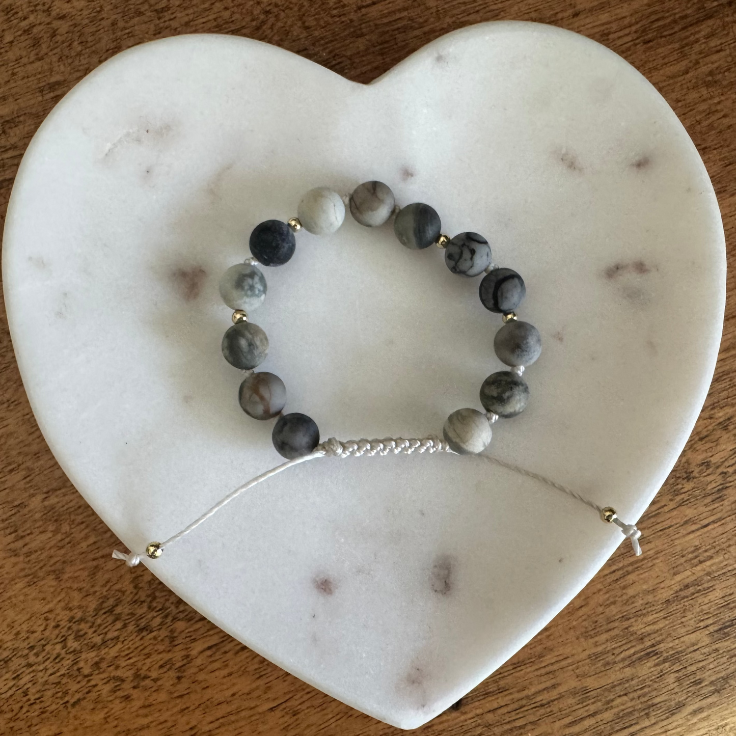 The Clarity Mala Bracelet | Jasper