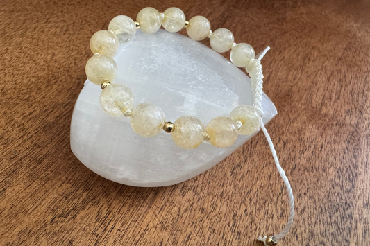 The Glow Mala Bracelet | Citrine