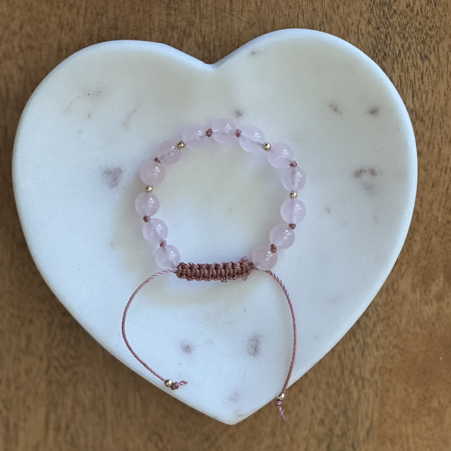 The Receive Mala Bracelet | Rose Quartz